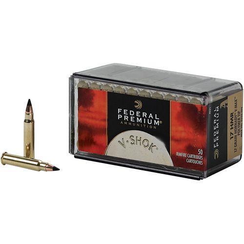 Federal Premium .17 HMR 17Gr V-Max 50/Box Ammunition