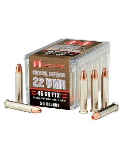 [(P)HORN-83200] Hornady C.D .22 WMR 45Gr FTX 50/Box Ammunition