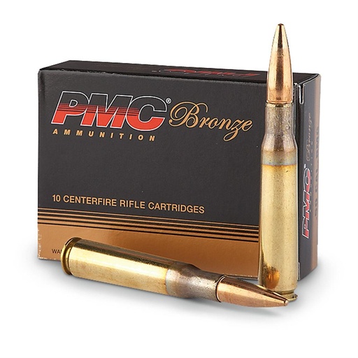 [PMC0-50A] PMC Bronze .50 BMG 660Gr FMJBT 10/Box Ammunition